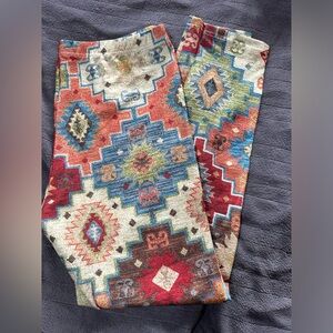 XL Aztec print leggings NWOT